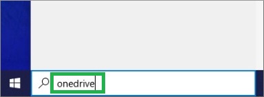 タスクバーからOneDrive検索