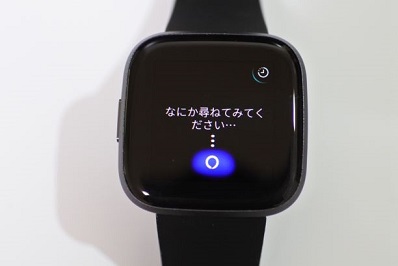 Fitbitの音声操作画面