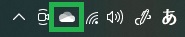 OneDriveのアイコン