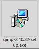 GIMPのダウンロードファイル