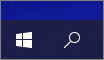 Windows10の検索ボックスのアイコン表示