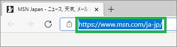 WEBページのアドレス