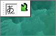 IMEが画面左上に表示