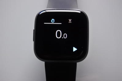 Fitbitのタイマーのストップウォッチ