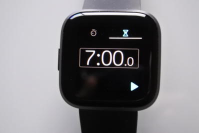 Fitbitのタイマーのカウントダウン