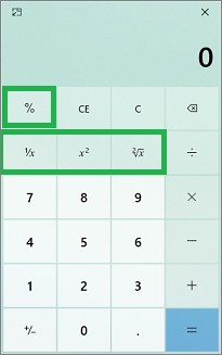 Windows10の電卓で「常に手前に表示する」のサイズ最大化