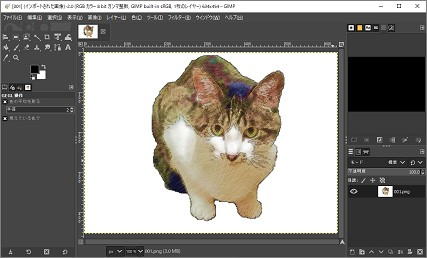 GIMPの画面