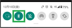 スマートフォンのBluetooth設定