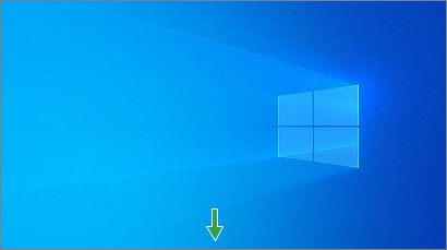 Windows10のタスクバーを非表示