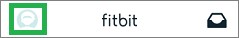 Fitbitの「アカウント」アイコン