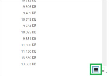 エクスプローラーのファイル名切り替え
