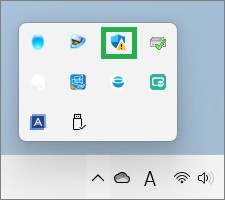 Windowsセキュリティのアイコン
