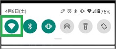スマートフォンのWi-Fi接続
