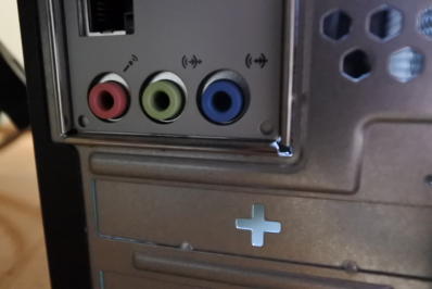 PCのオーディオ出力端子