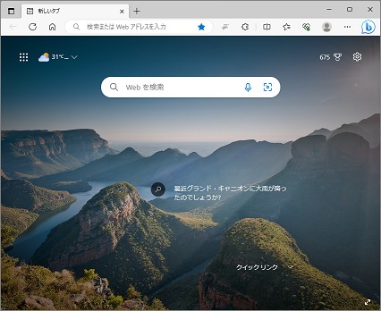 Edgeのイメージ画面