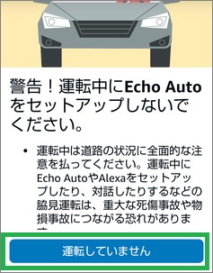 EchoAutoのセットアップの確認