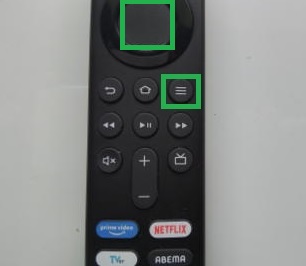 fire tv stickのメニューボタン