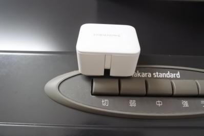 SwitchBotのボット設置例(押すモード)