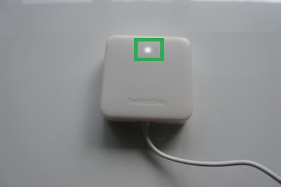 SwitchBotのミニハブのLED
